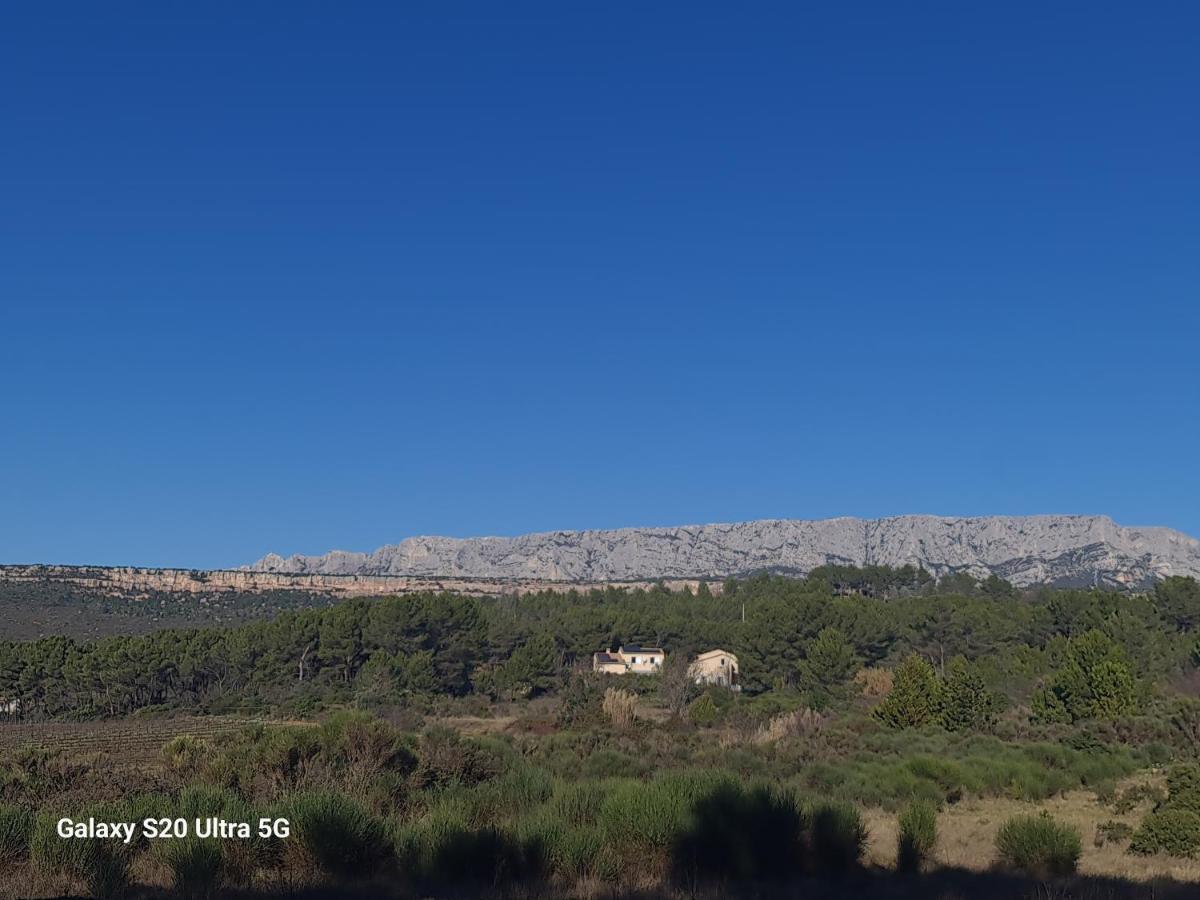 特雷斯Mas Gabelys Superbe Vue Sainte Victoire Jardin Terrasse Et Piscine公寓 外观 照片
