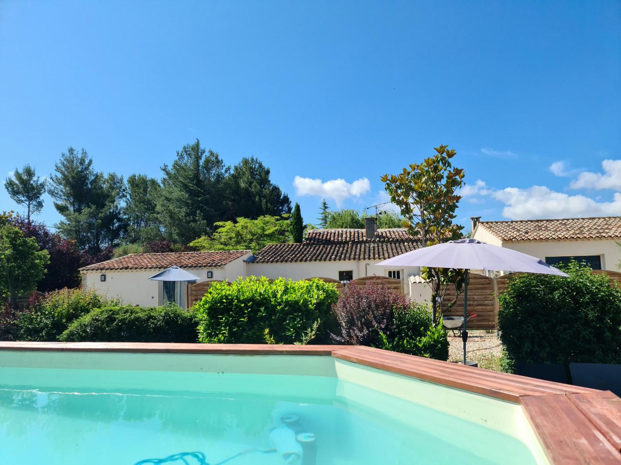 特雷斯Mas Gabelys Superbe Vue Sainte Victoire Jardin Terrasse Et Piscine公寓 外观 照片