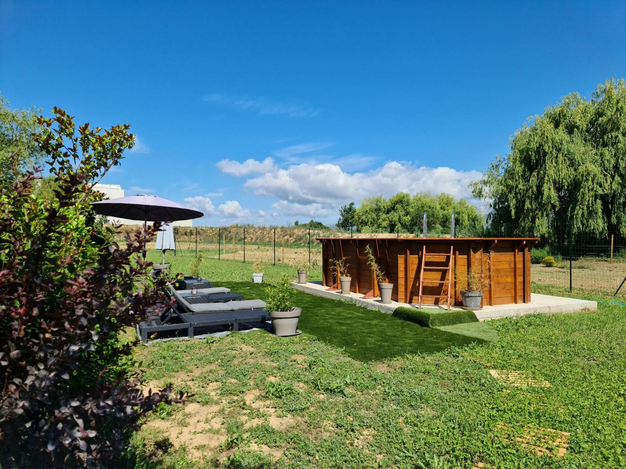 特雷斯Mas Gabelys Superbe Vue Sainte Victoire Jardin Terrasse Et Piscine公寓 外观 照片